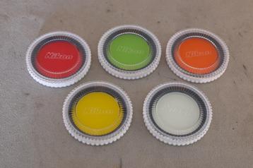5 kleuren Nikon filters 52 mm   in zeer goede staat beschikbaar voor biedingen