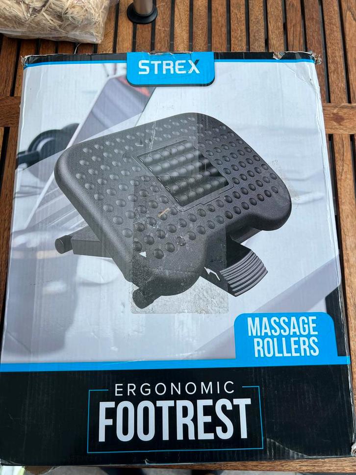 Ergonomische Voetenbank met Massage Rollers, Sport en Fitness, Massageproducten, Overige typen, Ophalen of Verzenden