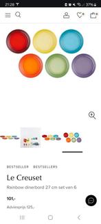 Le creuset borden 27cm, Huis en Inrichting, Keuken | Servies, Nieuw, Ophalen of Verzenden, Bord(en), Overige stijlen