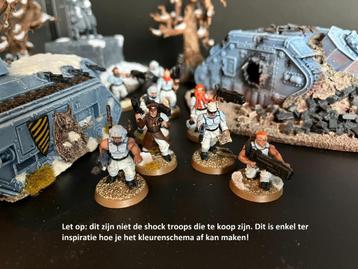 Warhammer 40k Imperial Guard Cadian Shock troops (60x)