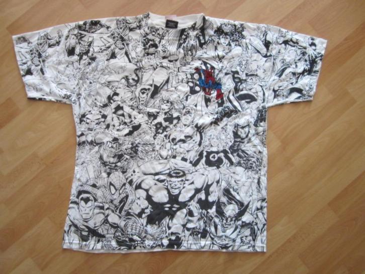 Marvel character overhemd shirt vintage, Kleding | Heren, Overhemden, Gedragen, Zwart, Ophalen of Verzenden