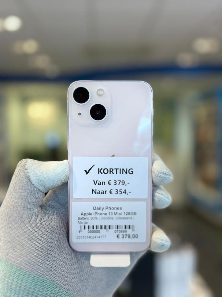 Zo goed als nieuw Apple iPhone 13 Mini 128GB, Telecommunicatie, Overige Telecommunicatie, Zo goed als nieuw, Ophalen of Verzenden