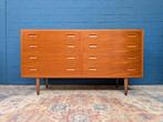 Vintage dubbele ladekast, Hundevad, jaren 60, Ophalen, Huis en Inrichting