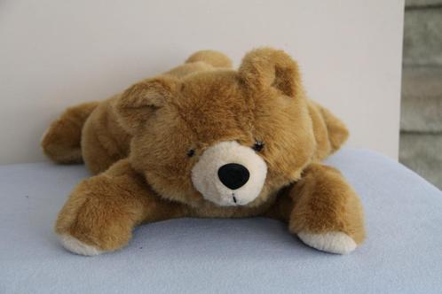 Liggende beer pluche knuffel lichtbruin NIEUW, Kinderen en Baby's, Speelgoed | Knuffels en Pluche, Nieuw, Beer, Ophalen of Verzenden