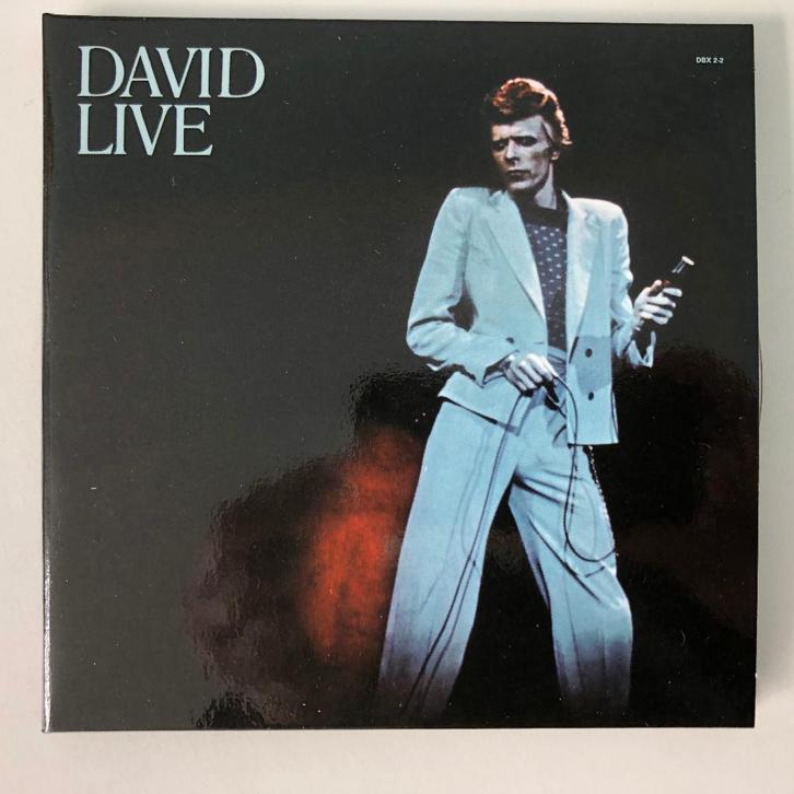 David Bowie - David Live/ originele mix op gold disc uit box, Cd's en Dvd's, Cd's | Rock, Zo goed als nieuw, Poprock, Ophalen of Verzenden