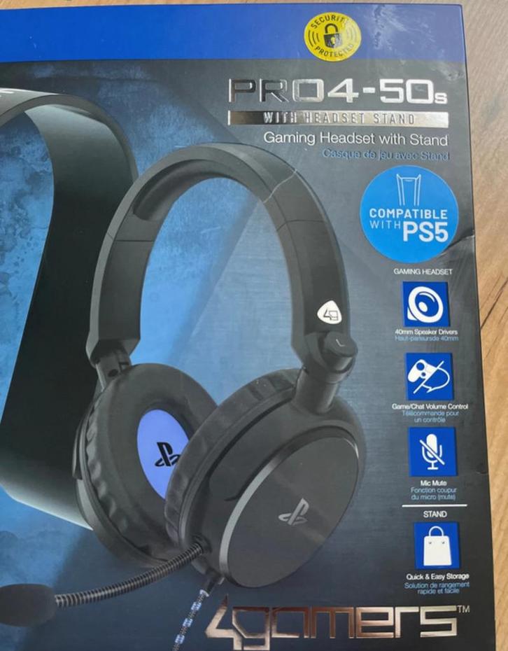 Playstation Headset met Standaard, Spelcomputers en Games, Spelcomputers | Overige Accessoires, Nieuw, Ophalen of Verzenden