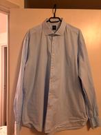 Facis overhemd lichtblauw 47/19, Ophalen of Verzenden, Zo goed als nieuw, Blauw, Overige halswijdtes