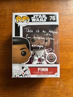 Gesigneerde Funko Pop star wars Finn (John Boyega), Ophalen of Verzenden, Nieuw