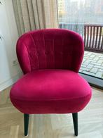 Fauteuil Ruby by Fonq Rood velvet, Huis en Inrichting, Fauteuils, Ophalen, 75 tot 100 cm, Zo goed als nieuw, Stof