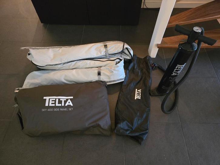 Telta Sky Link 400 opblaasbare zakluifel met zijwanden, Caravans en Kamperen, Caravan accessoires, Gebruikt, Ophalen of Verzenden