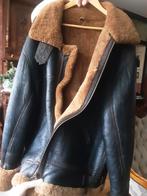 Vintage Leren Winterjas, Ophalen, Gedragen, Bruin