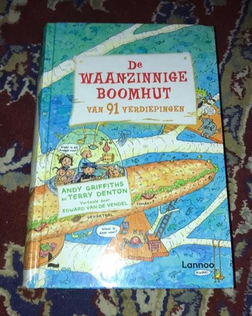 Terry Denton - De waanzinnige boomhut van 91 verdiepingen, Boeken, Kinderboeken | Jeugd | onder 10 jaar, Zo goed als nieuw, Ophalen of Verzenden