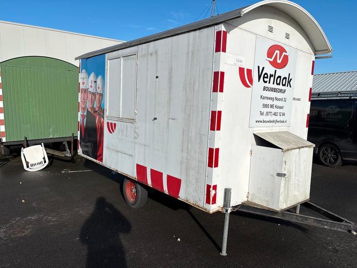 Schatwagen / Bouwkeet te koop, Doe-het-zelf en Verbouw, Bouwketen en Schaftketen, Gebruikt, Ophalen of Verzenden