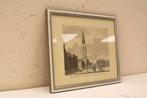 Prent van Grote Markt en st Maartens Toren te Groningen 3967, Ophalen of Verzenden, Voor 1920, Ongelopen, Groningen