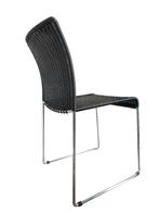 Zes fantastische Bonacina S21 Tito Agnoli design stoelen, Ophalen, Gebruikt, Drie, Zwart