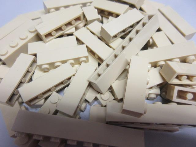 nr. 8723, 60 smalle beige stenen, 1 nop breed, diverse maten, Ophalen of Verzenden, Zo goed als nieuw, Losse stenen, Lego