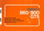 Ducati 860 Ducatie 900 GTS parts list (4668z) motor, Motoren, Ophalen of Verzenden, Ducati