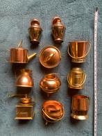 Dun Koperen Miniatuur keukenspulletjes 5cm, Ophalen of Verzenden, Gebruikt, Poppenhuis