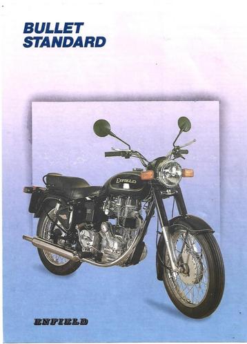 Enfield Bullet Deluxe Bullet Standard folder motor (8010z) beschikbaar voor biedingen