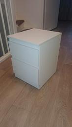 Ikea MALM ladekastje (2 lades) - wit, prima nachtkastje, Ophalen, Overige materialen, Gebruikt, Minder dan 45 cm
