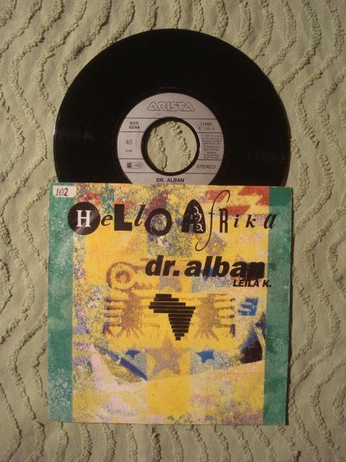Dr. Alban feat Leila K 7" Vinyl Single: ‘Hello Afrika’ (D), Cd's en Dvd's, Vinyl Singles, Single, Pop, 7 inch, Ophalen of Verzenden