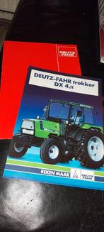 Deutz fahr dx 4.11 trekker folder brochure oldtimer, Ophalen of Verzenden