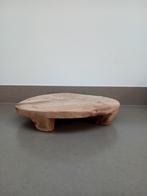 Houten blad op pootjes - rond, Huis en Inrichting, Woonaccessoires | Dienbladen, Ophalen, Rond, Hout
