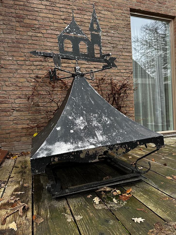 schoorsteenkap houtkachel, Huis en Inrichting, Kachels, Gebruikt, Gaskachel, Gas, Ophalen