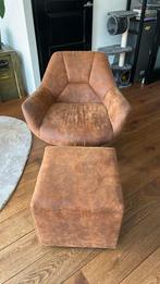 Fauteuil met poef, Huis en Inrichting, Fauteuils, Ophalen, Gebruikt