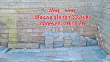 Weg = Weg partij stenen  beschikbaar voor biedingen