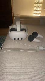 Meta Quest 3 VR-bril + controllers + originele oplader, Spelcomputers en Games, Virtual Reality, Ophalen of Verzenden, Zo goed als nieuw