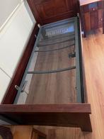 auping bed elektrisch verstelbaar senioren, Ophalen, 90 cm, Eenpersoons, Bruin