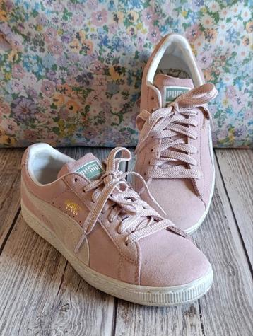Puma suède classic sneakers, poederroze, dusty rose, maat 38 beschikbaar voor biedingen