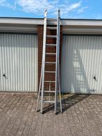 Drie delige ladder., Doe-het-zelf en Verbouw, Ladders en Trappen, Ophalen of Verzenden, Gebruikt, Ladder, Opvouwbaar of Inschuifbaar