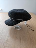 Grijze wollen pet - nieuw met tags - maat 57, Kleding | Dames, Hoeden en Petten, 56 of 57 cm (M, 7 of 7⅛ inch), Romano, Verzenden