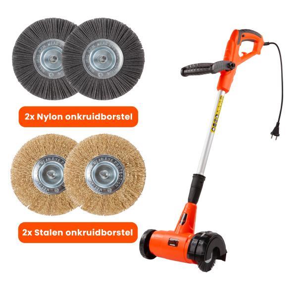 Elektrische onkruidborstel incl extra onkruidborstels, Doe-het-zelf en Verbouw, Gereedschap | Overige machines, Nieuw, Verzenden