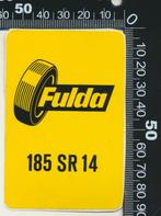 Sticker: Fulda - 185 SR 14, Verzamelen, Auto of Motor, Ophalen of Verzenden