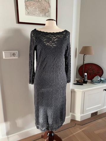Jurk Rosemunde Copenhagen, grijs kant, 44 beschikbaar voor biedingen
