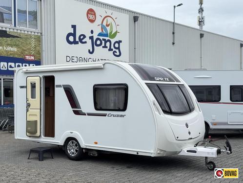 Sprite Cruzer 460 SR -Mover-Voortent-Luifel, Caravans en Kamperen, Caravans, tot en met 2, 1000 - 1250 kg, Standaardzit, Sprite