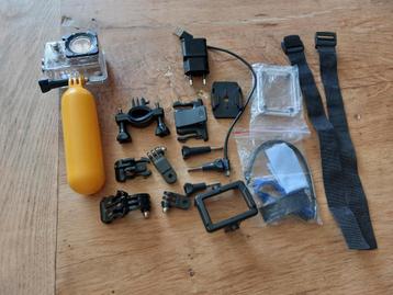 4K Actie Camera met Accessoires beschikbaar voor biedingen