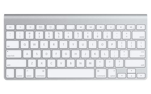 Apple MC184LB-B draadloos bluetooth toetsenbord QWERTY, Computers en Software, Toetsenborden, Zo goed als nieuw, Qwerty, Draadloos