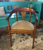 Vintage Art Deco (bureau)stoel | Babuschka Vintage, Ophalen, Hout, Gebruikt, Bruin