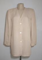Beige blouse/jasje van 100% zijde van Luisa Spagnoli, Verzenden, Zo goed als nieuw, Maat 46/48 (XL) of groter, Beige