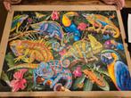 Puzzel 2000 stukjes - Tropische Reptielen, Ophalen, Meer dan 1500 stukjes, Zo goed als nieuw, Legpuzzel