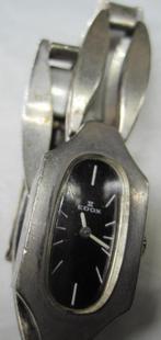 Zwitserse horloge zilver 925 design edox antiek zeldzaam, Sieraden, Tassen en Uiterlijk, Horloges | Dames, Leer, Polshorloge, Zo goed als nieuw