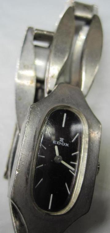 Zwitserse horloge zilver 925 design edox antiek zeldzaam beschikbaar voor biedingen