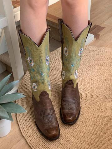 Sonora flowerboots 41 hoge cowboylaarzen western boots beschikbaar voor biedingen