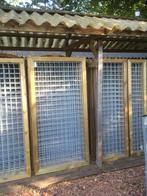 IJzer trellis met houten rand douglas en geïmpregneerd, Tuin en Terras, Ophalen, 1 tot 2 meter, Minder dan 3 meter, Nieuw