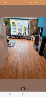 Eiken houten vloer 24 m2. Inmiddels gedemonteerd., Doe-het-zelf en Verbouw, Ophalen, Gebruikt, Vloerdelen of -planken, 10 tot 30 cm