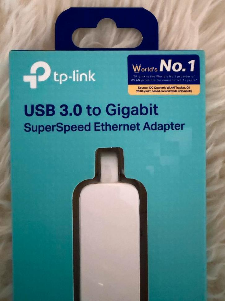 TP-Link USB 3.0 Gigabit Ethernet Adapter - Nieuw in verpakki, Computers en Software, Netwerkkaarten, Nieuw, Extern, Ophalen of Verzenden